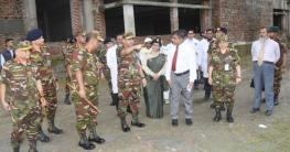 সেনাবাহিনী প্রধানের কুমিল্লা এরিয়া পরিদর্শন